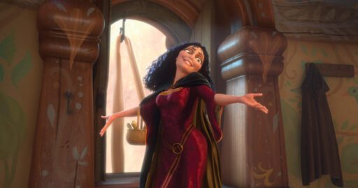 "TANGLED"

MOTHER GOTHEL, the villainess in the upcoming film Tangled, is already a favorite of John Lasseter, chief creative officer for Walt Disney and Pixar Animation Studios. I get so excited when a story has a good villain and Tangled has a great villain with Mother Gothel. She is theatrical.  She is hilarious. Shes way over the topone of the best villains weve ever created. Two-time Tony® Award-winning stage actress Donna Murphy provides the voice.  Tangled hits U.S. theaters Nov. 24, 2010.

©Disney Enterprises, Inc. All Rights Reserved.